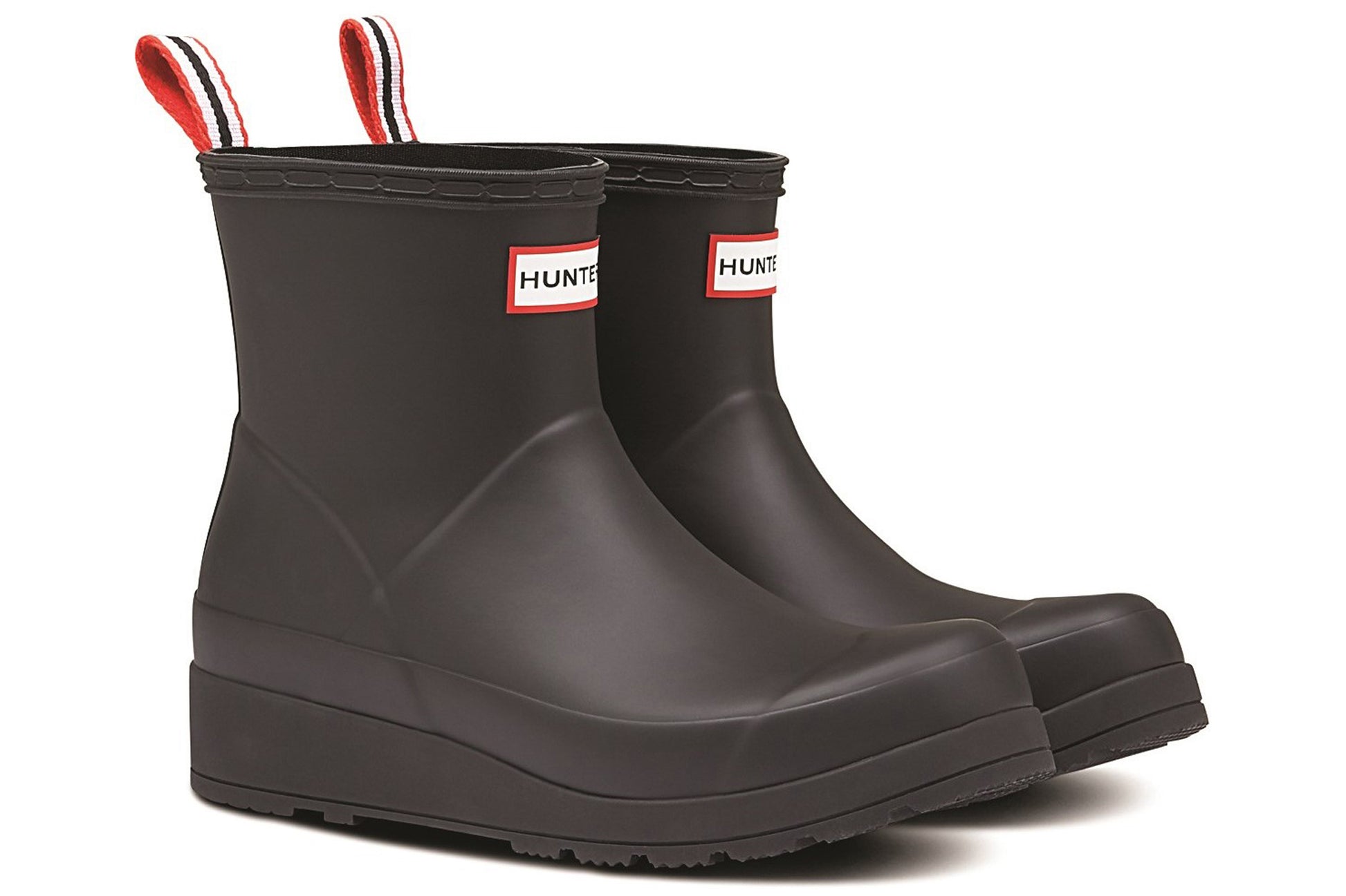 hunter-original-play-short-black-plain-rubber-wellingtons-right-angle-pair