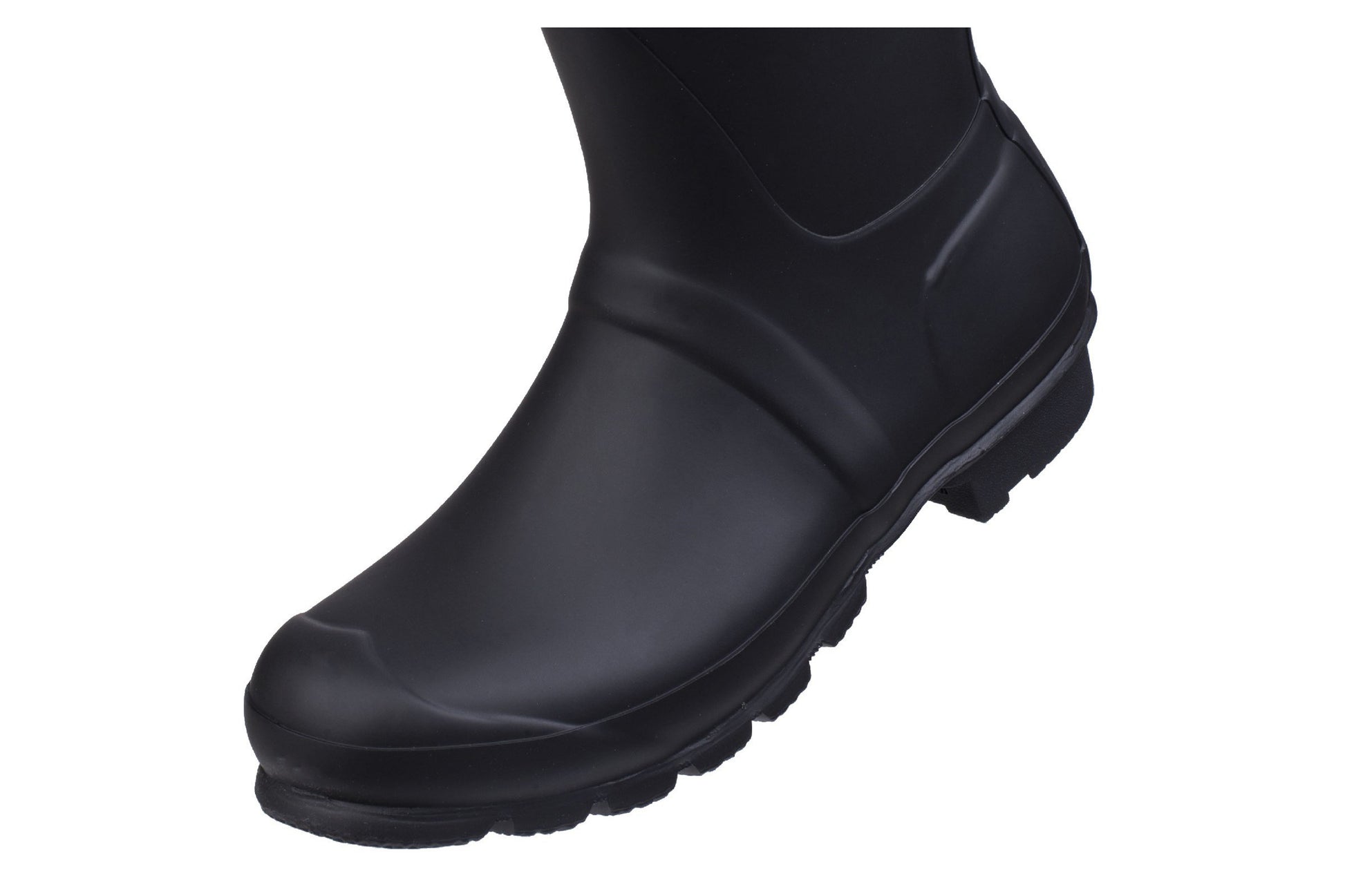 hunter-original-short-black-patterned-wellingtons-close