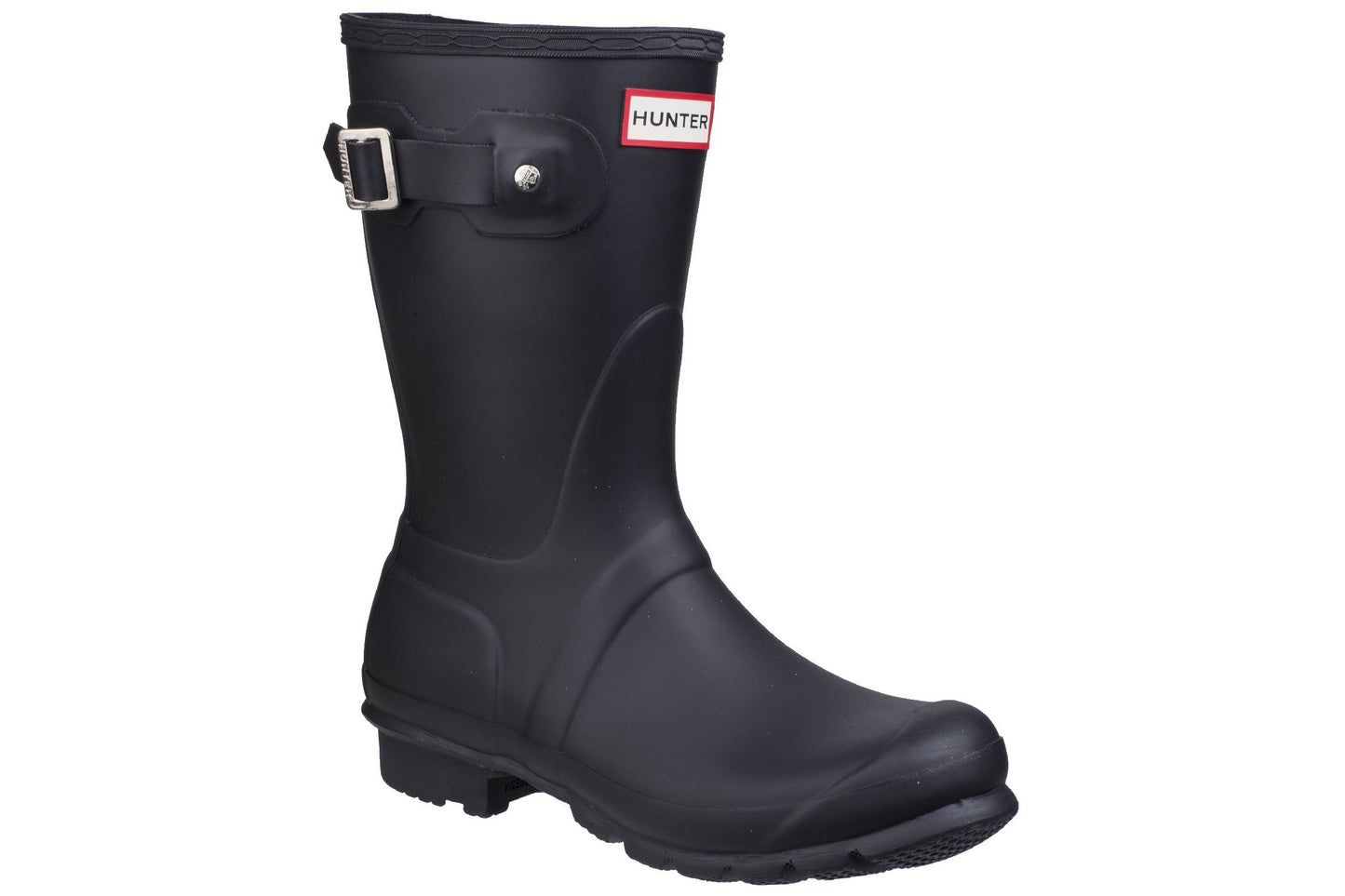 Hunter Original Short W Black Womens Wellingtons