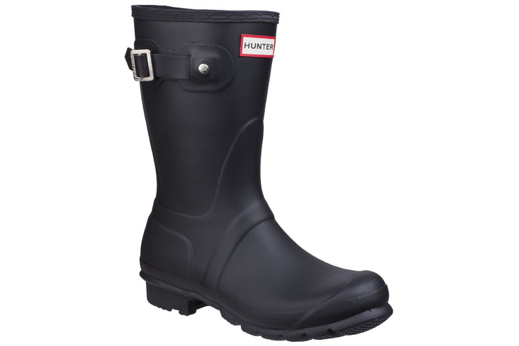 Hunter Original Short W Black Womens Wellingtons
