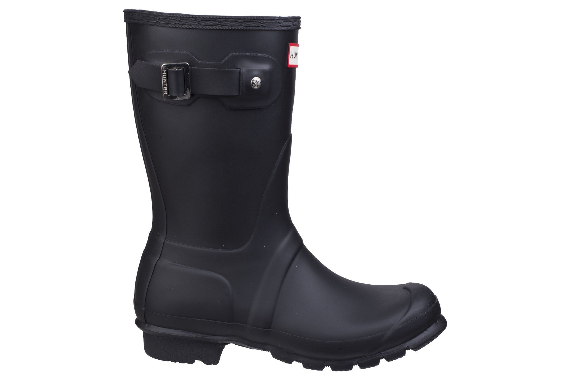 hunter-original-short-black-patterned-wellingtons-right-flat
