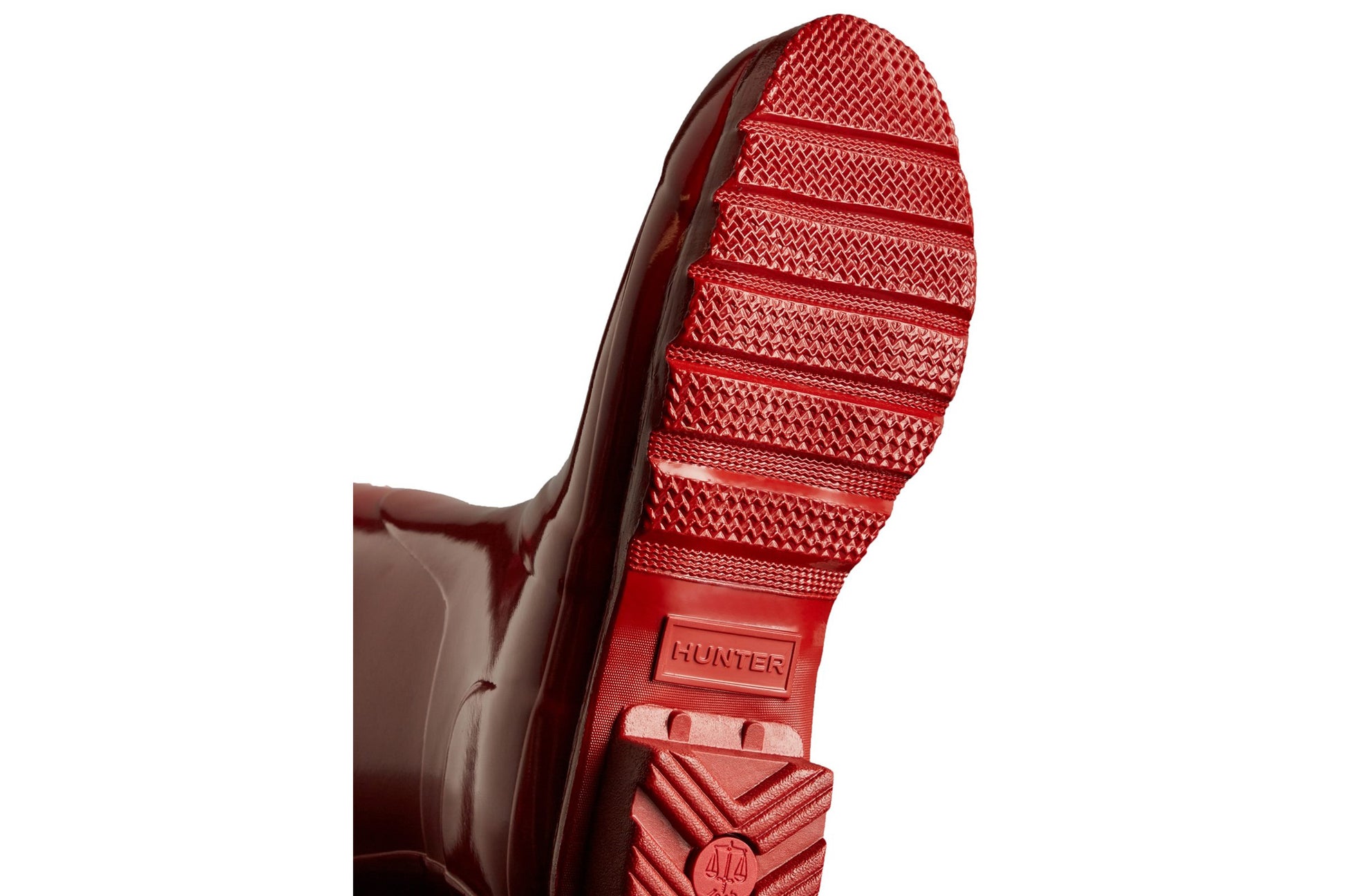 hunter-original-short-gloss-milred-patterned-wellingtons-sole