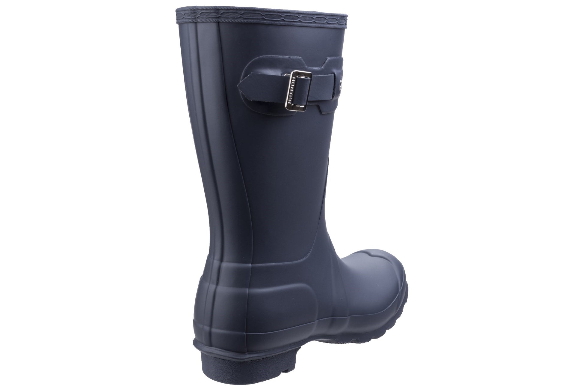 hunter-original-short-navy-patterned-wellingtons-back