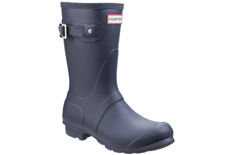 Hunter Original Short W Navy Womens Wellingtons