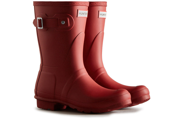 Hunter Original Short  Red Womens Wellingtons
