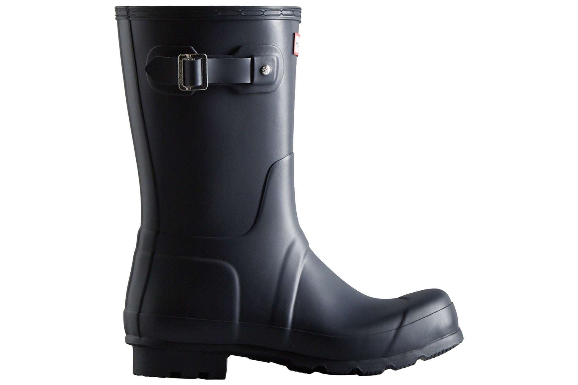 hunter-original-short-wellington-boots-navy-plain-rubber-wellingtons-right-flat