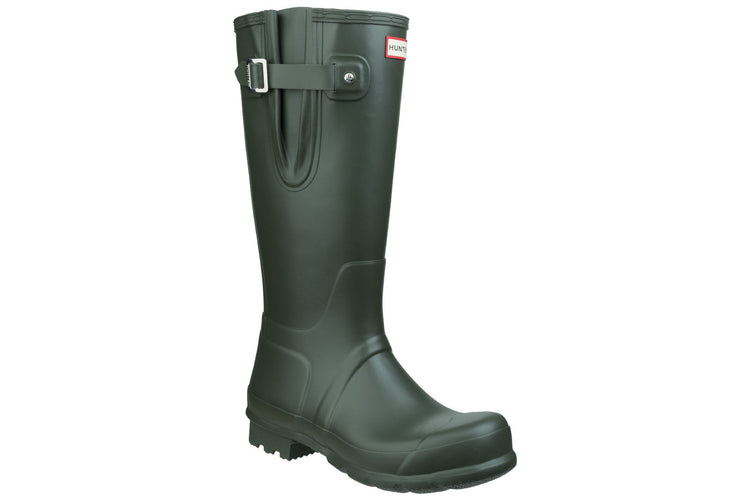 Hunter Original Side Adjust Dk Olive Mens Wellies & Work Boots