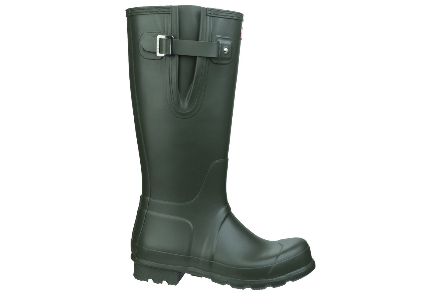 Hunter Original Side Adjust Dk Olive Mens Wellies & Work Boots