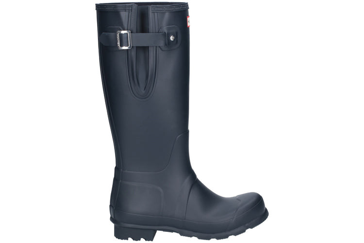 Hunter Original Side Adjust Navy Mens Wellies & Work Boots