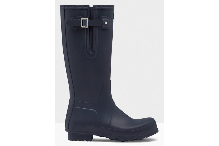 Hunter Original Side Adjust Navy Mens Wellies & Work Boots