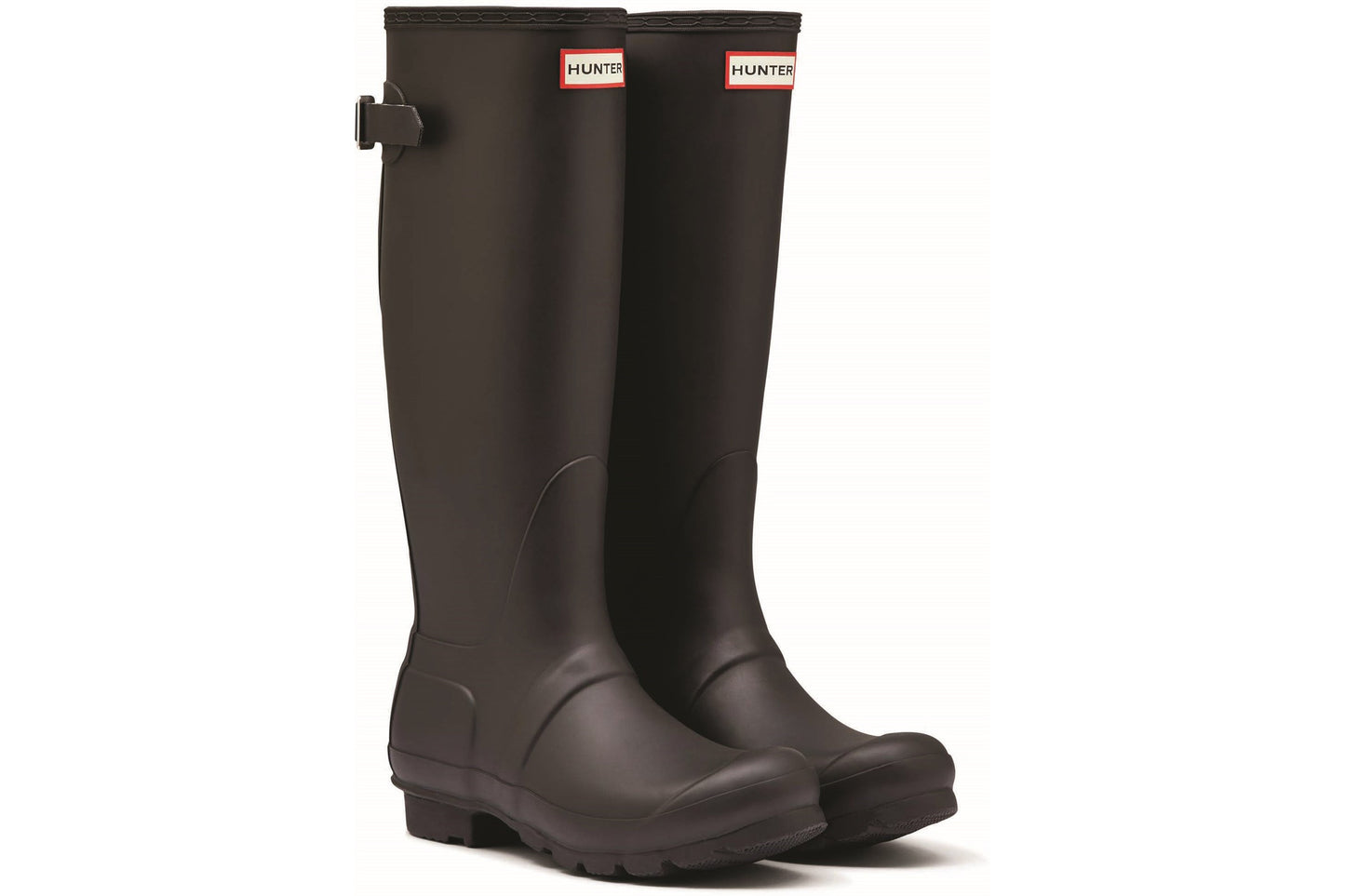 Hunter Original Tall Back Black Womens Wellingtons