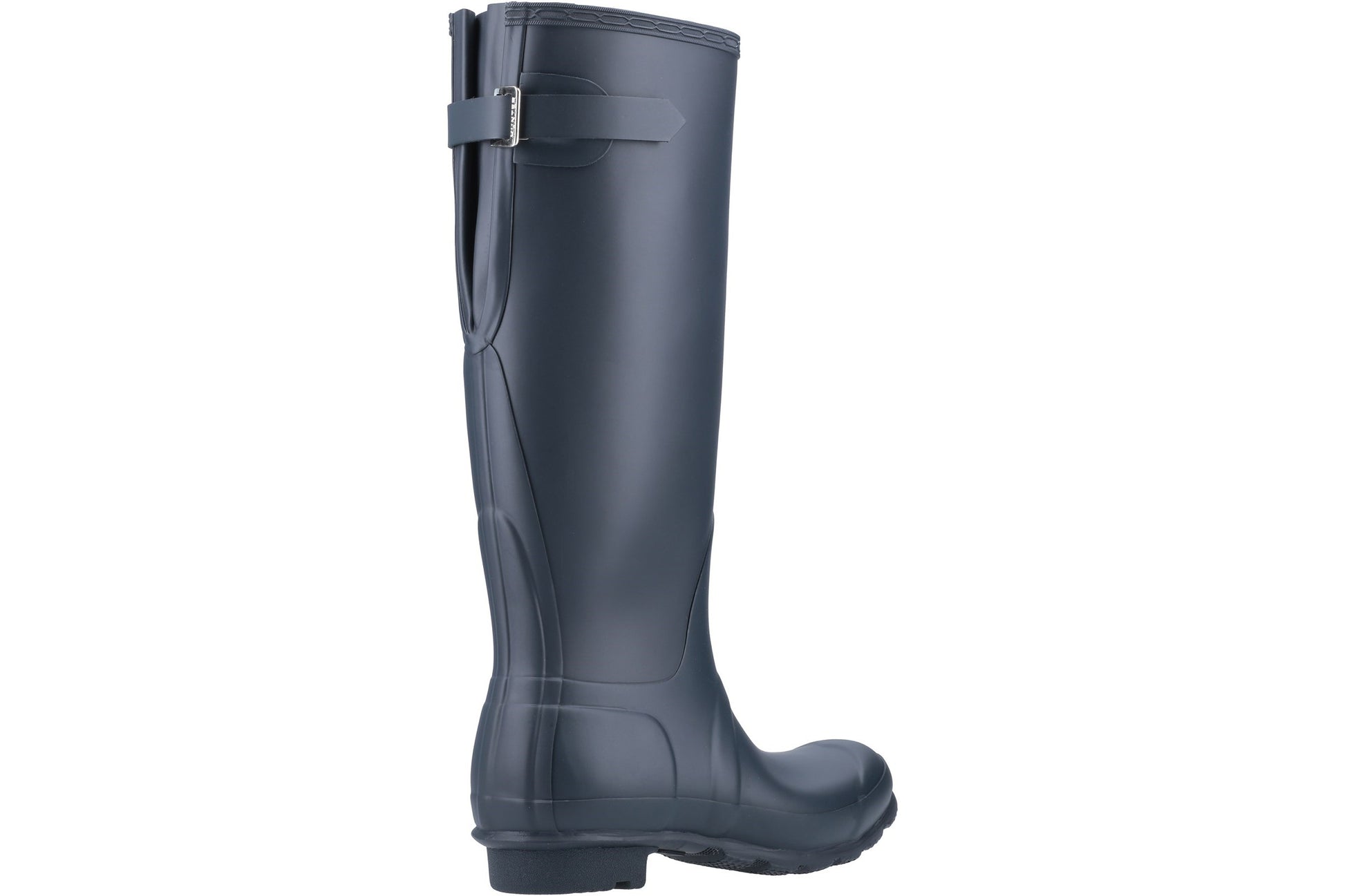 hunter-original-tall-back-adjustable-navy-patterned-wellingtons-back