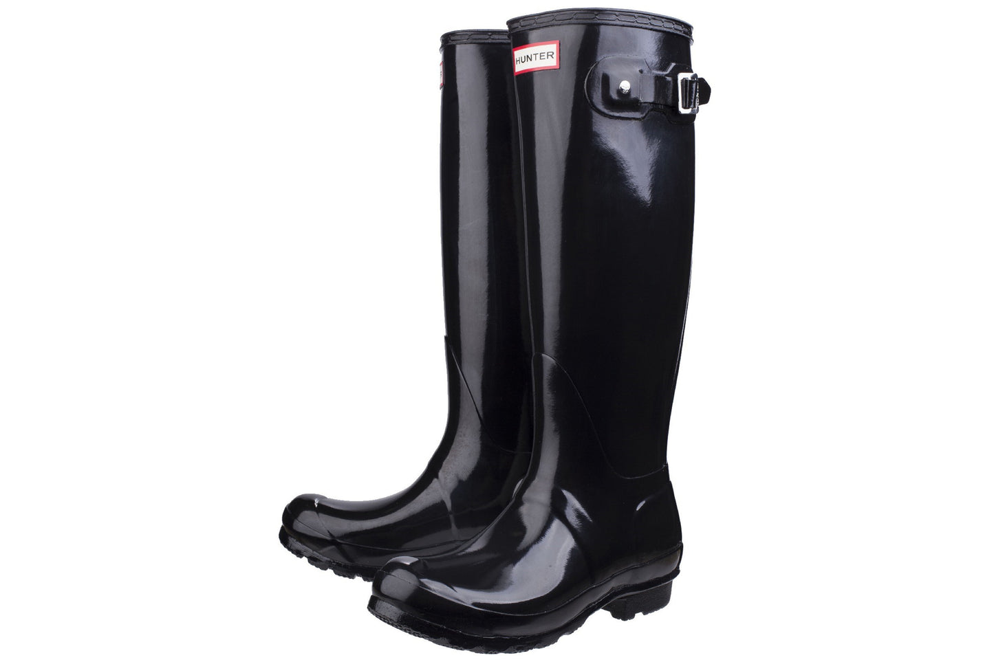 Hunter Original Tall Gloss W Black Womens Wellingtons