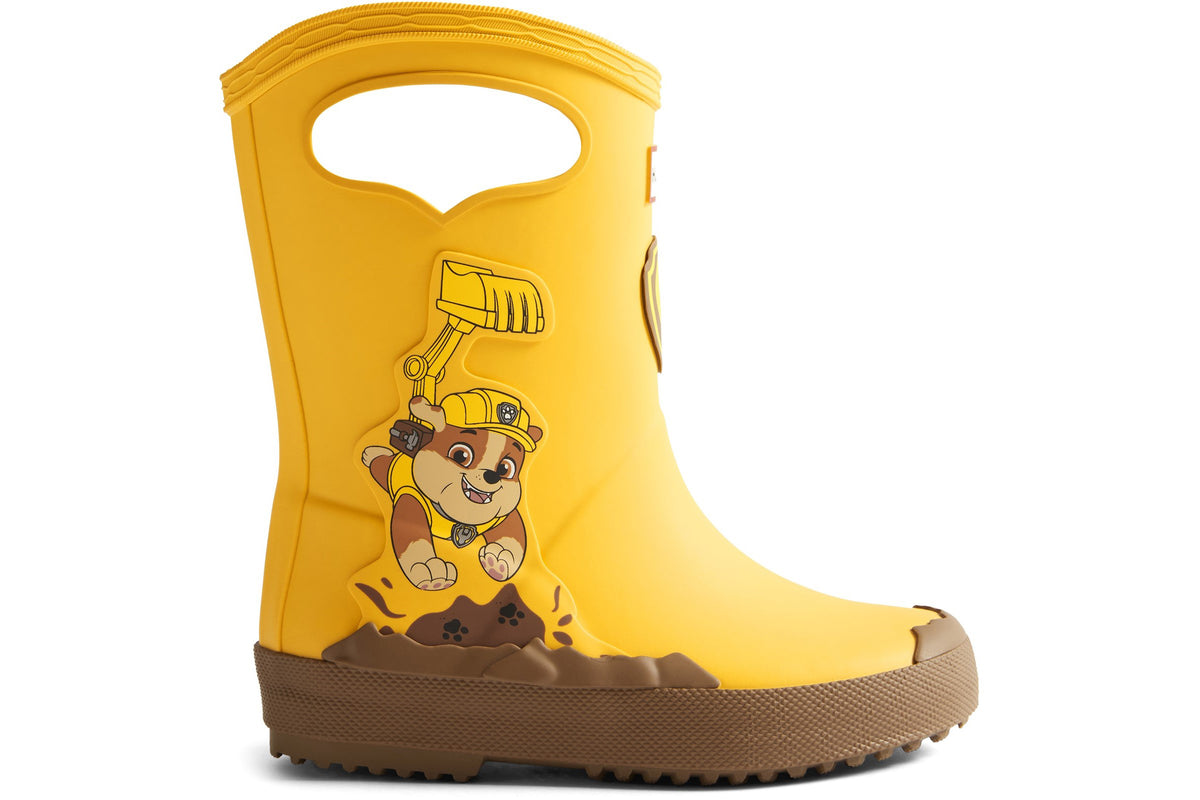 Hunter Paw Patrol Rubble Yellow Boys Wellingtons