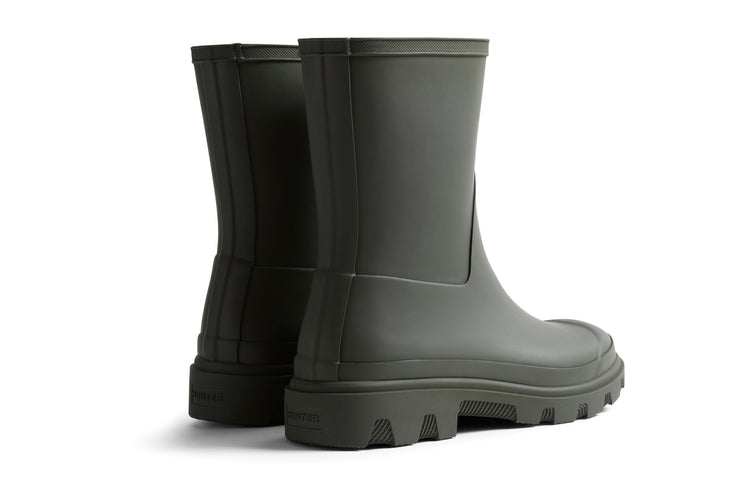 Hunter Downpour Short Dark Olive Mens Wellies & Work Boots