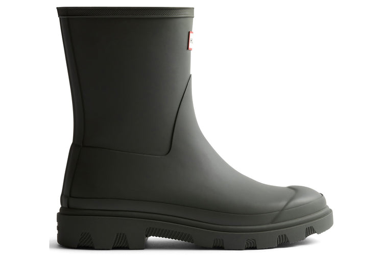 Hunter Downpour Short Dark Olive Mens Wellies & Work Boots