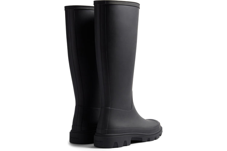 Hunter Downpour Tall Black Mens Wellies & Work Boots