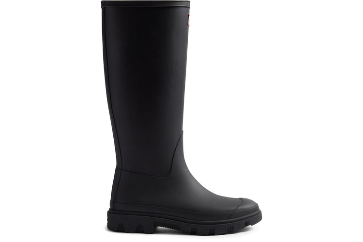 Hunter Downpour Tall Black Mens Wellies & Work Boots