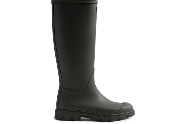 Hunter Downpour Tall Dark Olive Mens Wellies & Work Boots