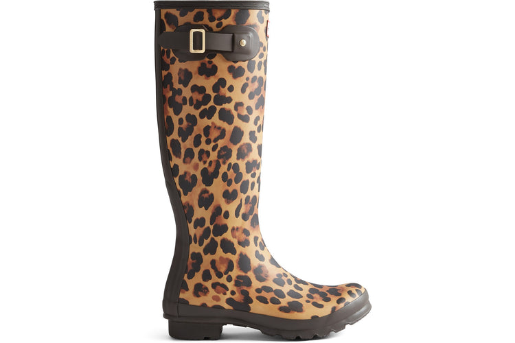 Hunter Original Tall Leopard Leopard Print Womens Wellingtons
