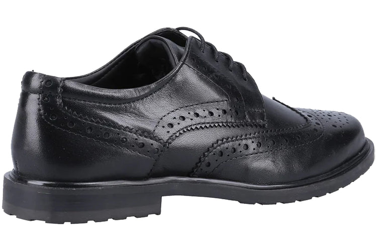 Hush Puppies Verity Black Leather Womens Shoes