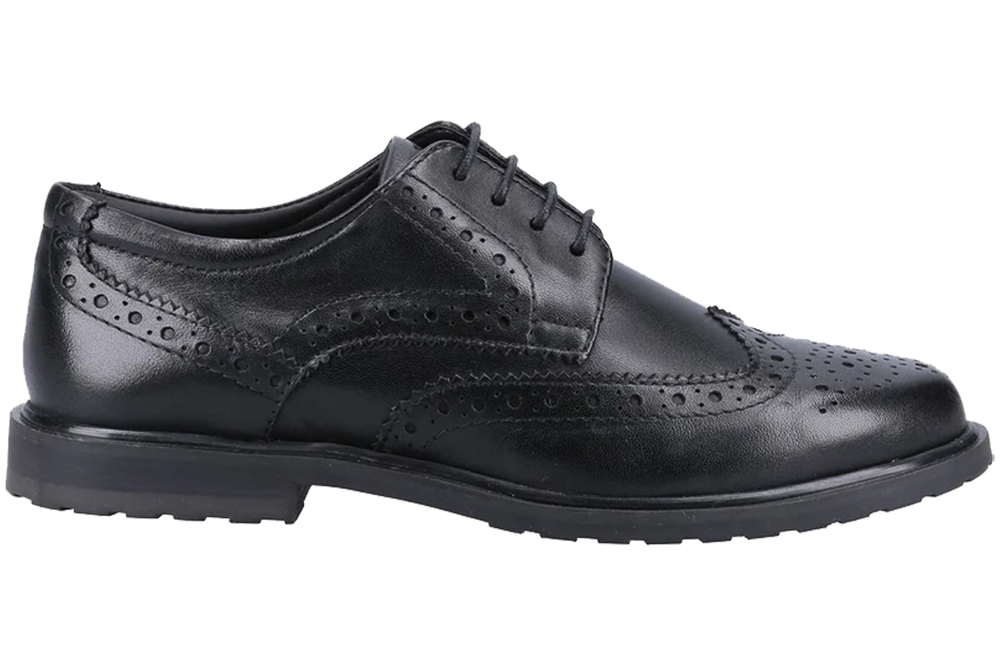 Hush Puppies Verity Black Leather Womens Shoes