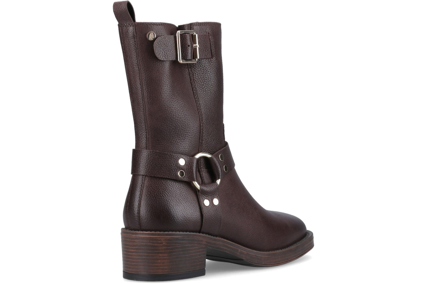 Hush Puppies Althea Buckle Boot Brown Womens Boots