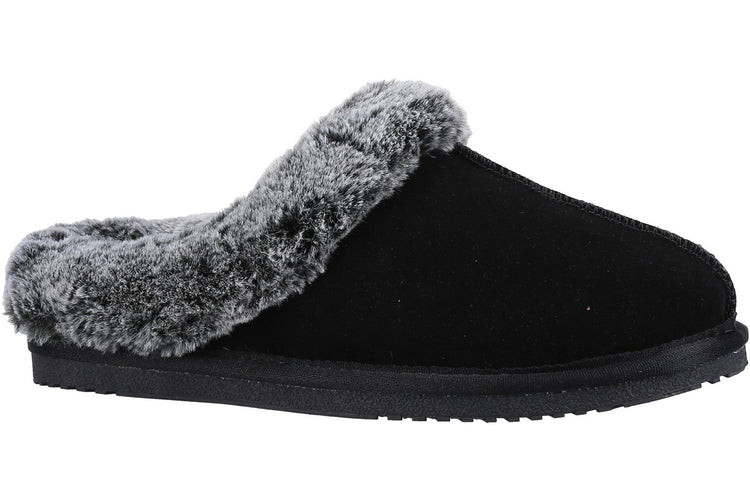 Hush Puppies Amara Black Womens Slippers