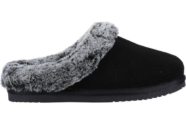 Hush Puppies Amara Black Womens Slippers