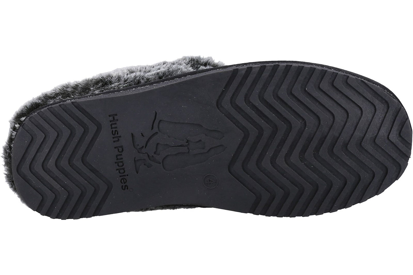 Hush Puppies Amara Black Womens Slippers