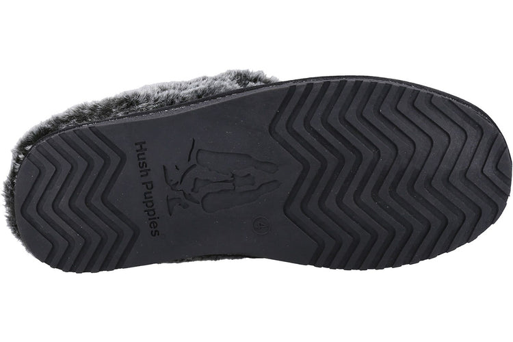 Hush Puppies Amara Black Womens Slippers