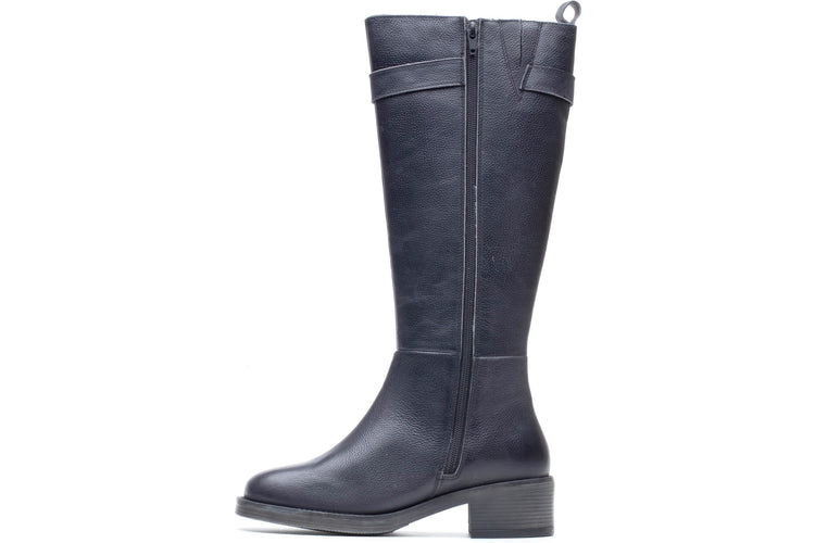 Hush Puppies Anita Long Boot Black Womens Boots