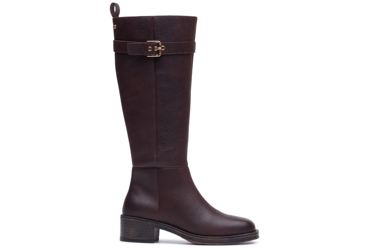 Hush Puppies Anita Long Boot Brown Womens Boots