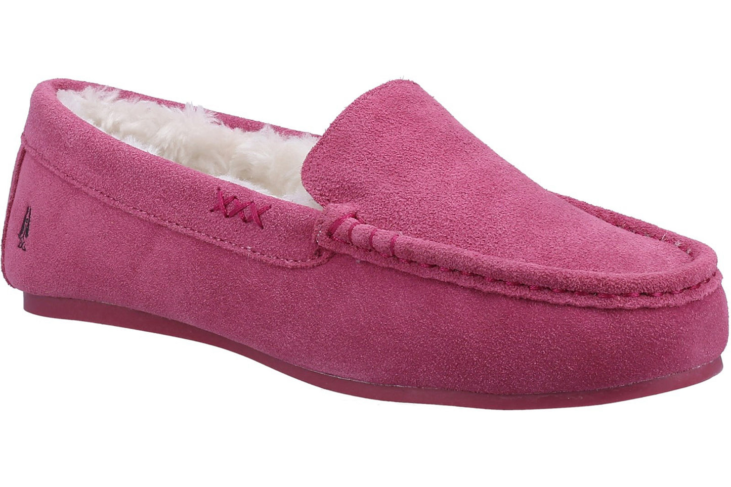 Hush Puppies Annie Moccasin Slipper Pink Womens Slippers