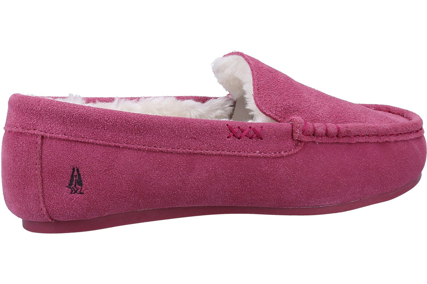 Hush Puppies Annie Moccasin Slipper Pink Womens Slippers