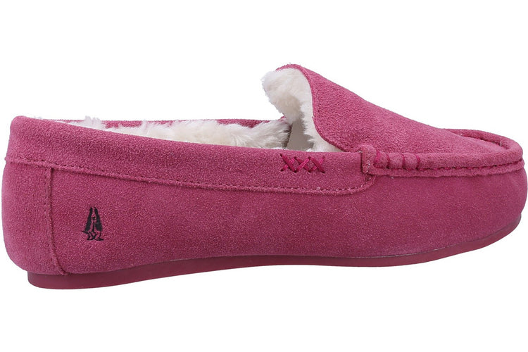 Hush Puppies Annie Moccasin Slipper Pink Womens Slippers