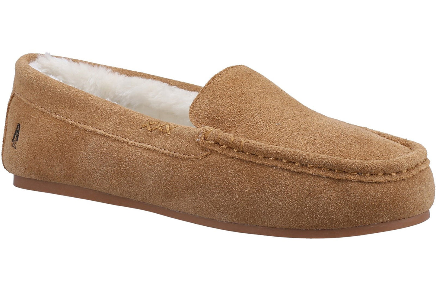 Hush Puppies Annie Moccasin Slipper Tan Womens Slippers