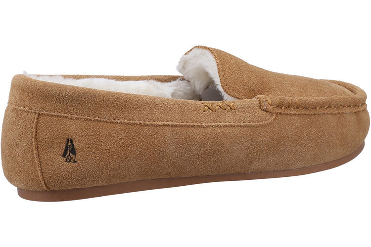 Hush Puppies Annie Moccasin Slipper Tan Womens Slippers