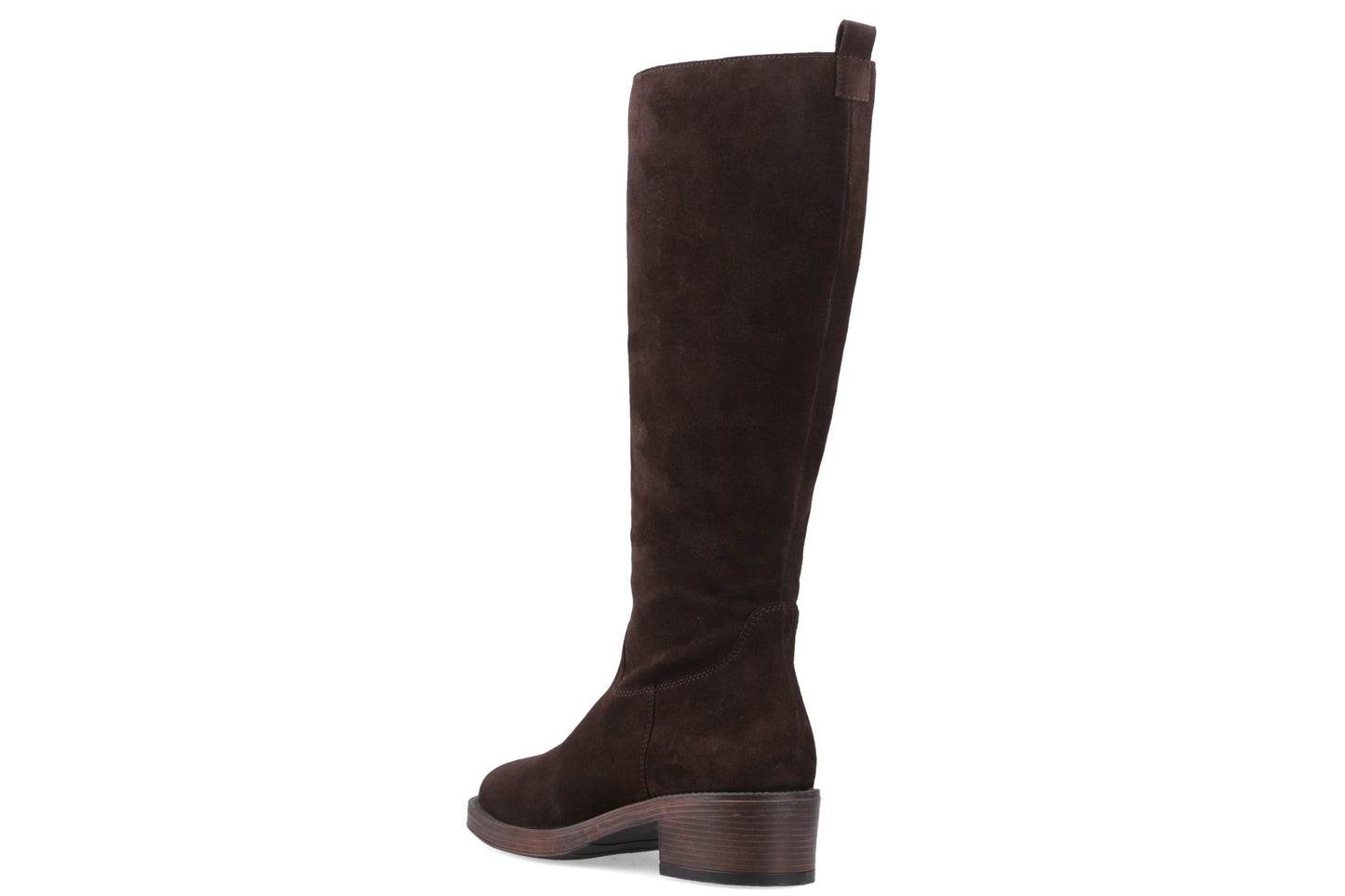 Hush Puppies Antonia Suede Long Boot Chocolate Womens Boots