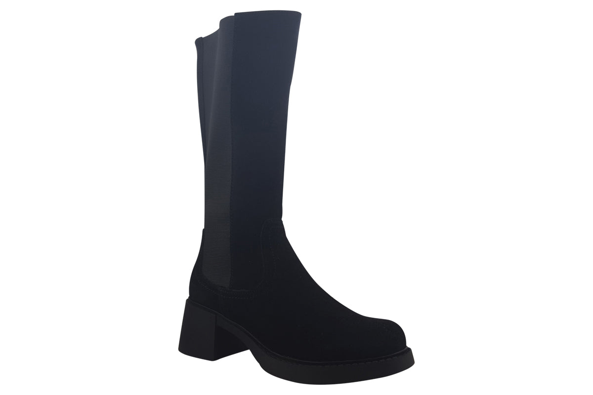 hush puppies arabella black womens boots right
