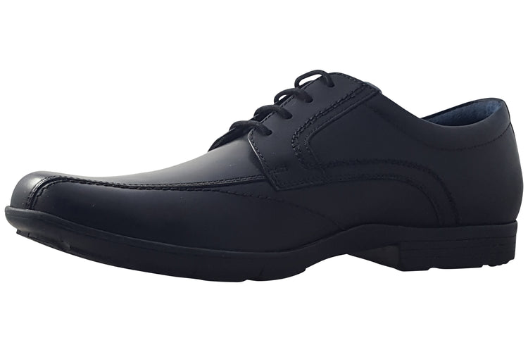 Hush Puppies Argyll Black Mens Shoes