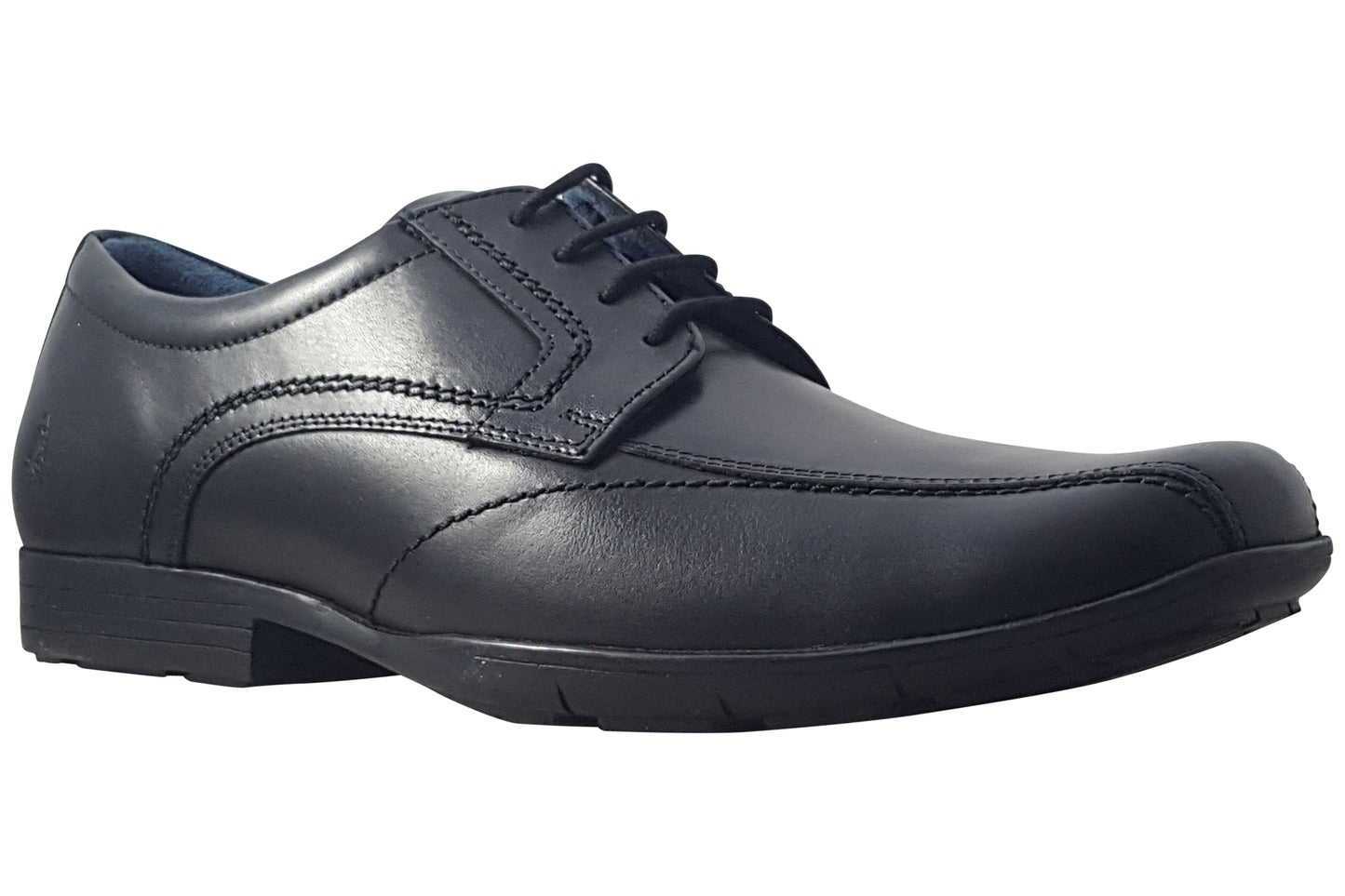 Hush Puppies Argyll Black Mens Shoes