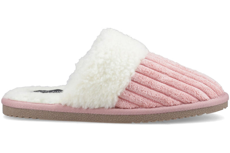 Hush Puppies Arianna Cord Slipper Pink Womens Slippers