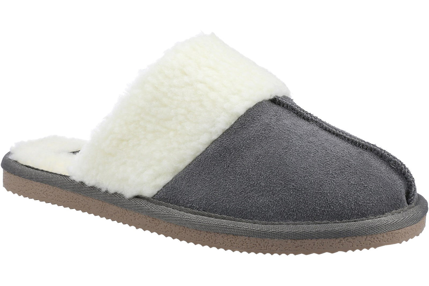Hush Puppies Arianna Mule Slippers Grey Womens Slippers