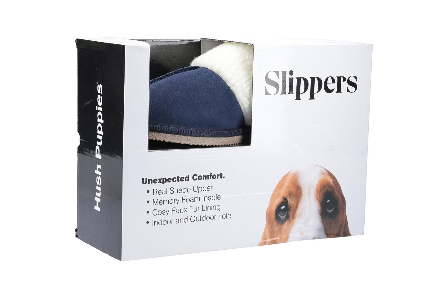 Hush Puppies Arianna Mule Slippers Navy Womens Slippers