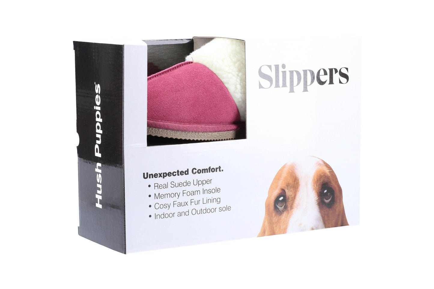 Hush Puppies Arianna Mule Slippers Pink Womens Slippers