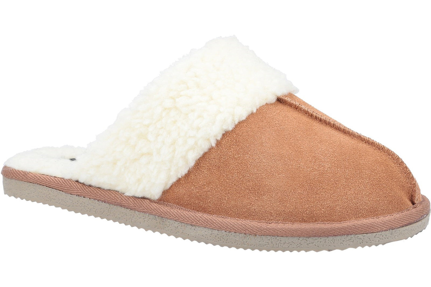 Hush Puppies Arianna Mule Slippers Tan Womens Slippers