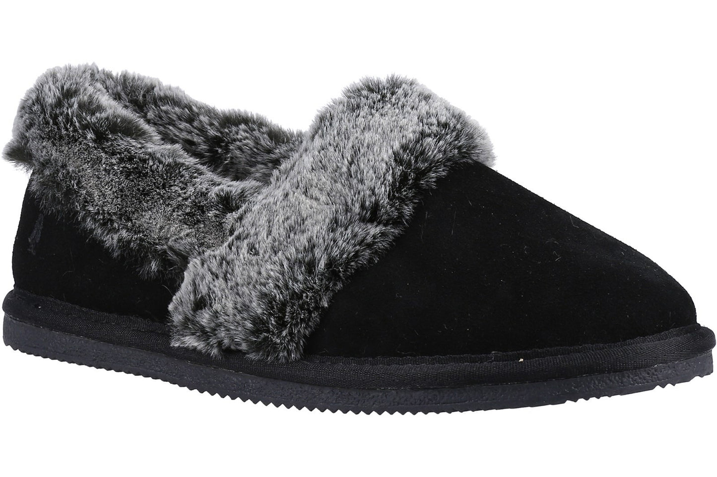 Hush Puppies Ariel Black Womens Slippers