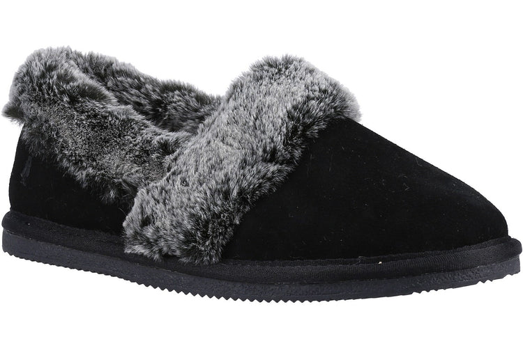Hush Puppies Ariel Black Womens Slippers