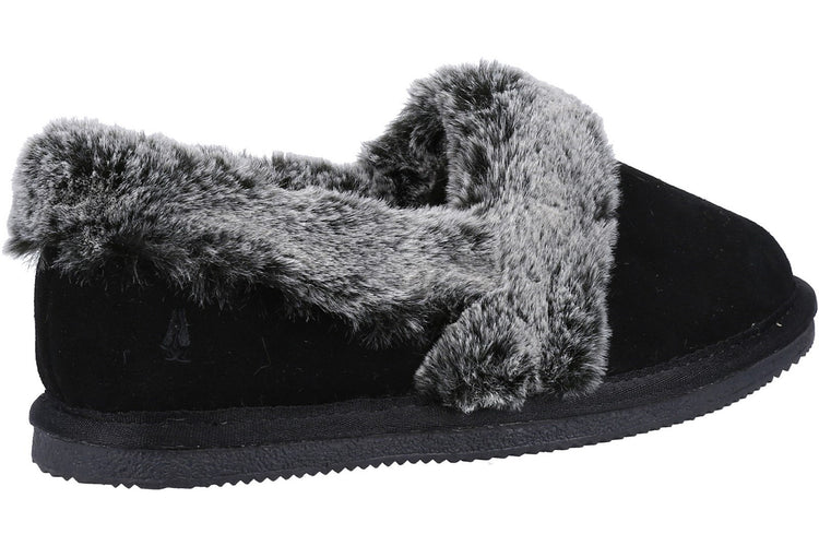 Hush Puppies Ariel Black Womens Slippers